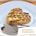 Bakeware Mold Sacow Heart Shaped Cake Pans Nonstick Tart Pans Makers Wavy Cake Molds Live Bottom Baking Molds - B078HPZ4N9
